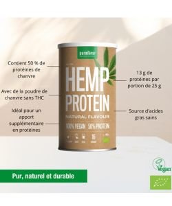 Protéines végétales de Chanve BIO, 400 g